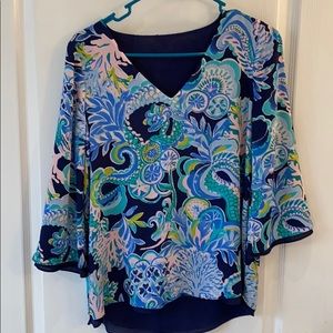 Lilly Pulitzer reversible blouse